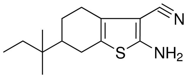 2-AMINO-6-(1,1-DIMETHYL-PR)-4,5,6,7-TETRAHYDRO-BENZO(B)THIOPHENE-3-CARBONITRILE