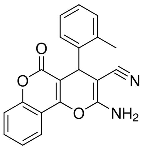 2-AMINO-5-OXO-4-O-TOLYL-4H,5H-PYRANO[3,2-C]CHROMENE-3-CARBONITRILE