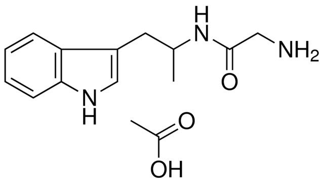 2-AMINO-N-(2-(1H-INDOL-3-YL)-1-METHYLETHYL)ACETAMIDE ACETATE