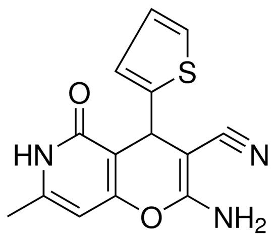 2-AMINO-7-METHYL-5-OXO-4-(2-THIENYL)-5,6-DIHYDRO-4H-PYRANO[3,2-C]PYRIDINE-3-CARBONITRILE