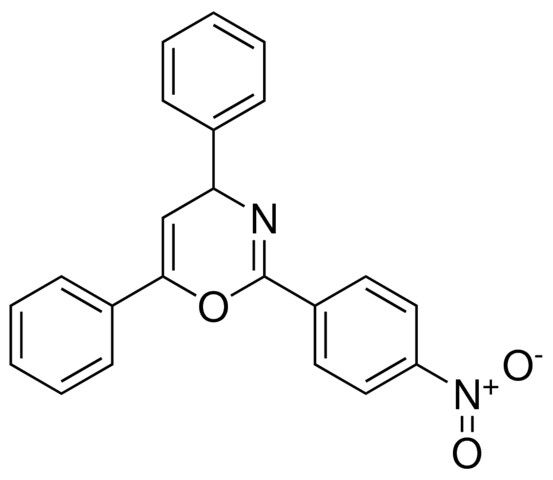2-(4-NITRO-PHENYL)-4,6-DIPHENYL-4H-(1,3)OXAZINE