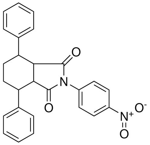 2-(4-NITRO-PHENYL)-4,7-DIPHENYL-HEXAHYDRO-ISOINDOLE-1,3-DIONE