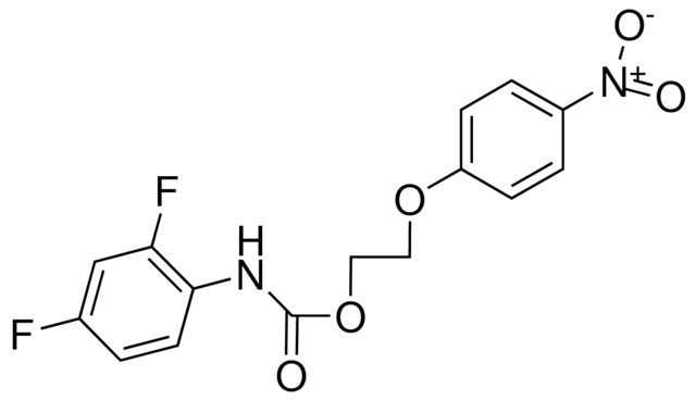 2-(4-NITROPHENOXY)ETHYL N-(2,4-DIFLUOROPHENYL)CARBAMATE