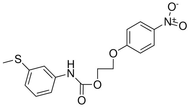2-(4-NITROPHENOXY)ETHYL N-(3-(METHYLTHIO)PHENYL)CARBAMATE