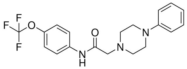 2-(4-PHENYL-1-PIPERAZINYL)-N-(4-(TRIFLUOROMETHOXY)PHENYL)ACETAMIDE