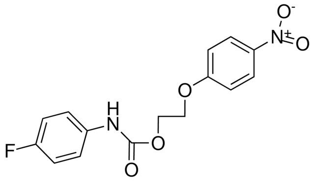 2-(4-NITROPHENOXY)ETHYL N-(4-FLUOROPHENYL)CARBAMATE