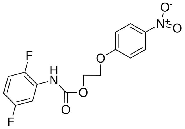 2-(4-NITROPHENOXY)ETHYL N-(2,5-DIFLUOROPHENYL)CARBAMATE