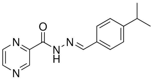 PYRAZINE-2-CARBOXYLIC ACID (4-ISOPROPYL-BENZYLIDENE)-HYDRAZIDE