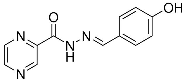 PYRAZINE-2-CARBOXYLIC ACID (4-HYDROXY-BENZYLIDENE)-HYDRAZIDE