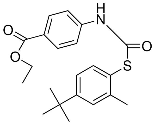 S-(4-TERT-BUTYL-2-METHYLPHENYL) N-(4-(ETHOXYCARBONYL)PHENYL)THIOCARBAMATE