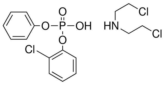 PHOSPHORIC ACID 2-CHLORO-PHENYL ESTER PHENYL ESTER, BIS-(2-CHLORO-ETHYL)-AMINE