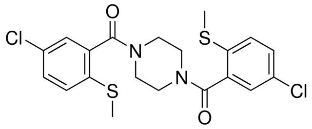 1,4-BIS[5-CHLORO-2-(METHYLSULFANYL)BENZOYL]PIPERAZINE
