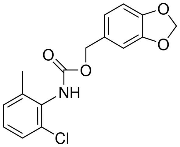 PIPERONYL N-(2-CHLORO-6-METHYLPHENYL)CARBAMATE
