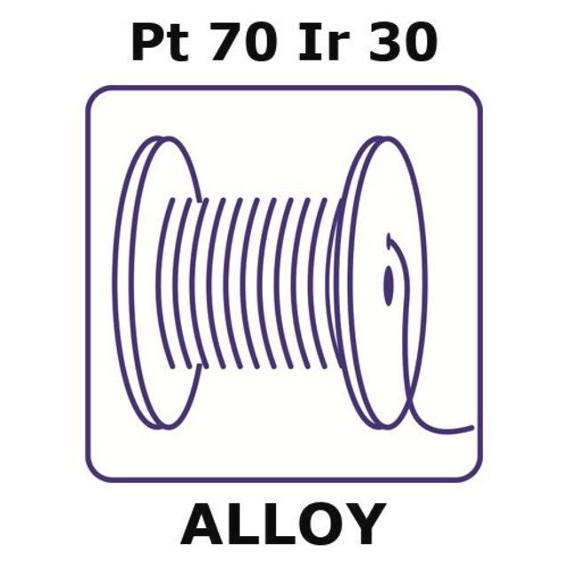 Platinum-iridium alloy, Pt70Ir30