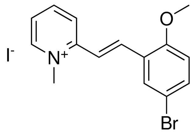 2-(2-(5-BROMO-2-METHOXY-PHENYL)-VINYL)-1-METHYL-PYRIDINIUM, IODIDE