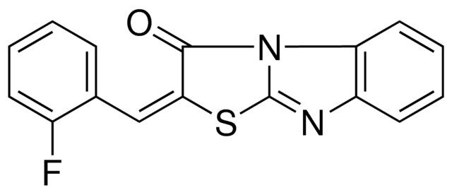 2-(2-FLUORO-BENZYLIDENE)-BENZO(4,5)IMIDAZO(2,1-B)THIAZOL-3-ONE