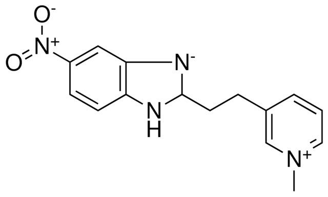 2-(2-(1-METHYLPYRIDINIUM-3-YL)ETHYL)-6-NITRO-2,3-DIHYDROBENZO[D]IMIDAZOL-1-IDE