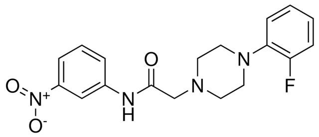 2-(4-(2-FLUORO-PHENYL)-PIPERAZIN-1-YL)-N-(3-NITRO-PHENYL)-ACETAMIDE