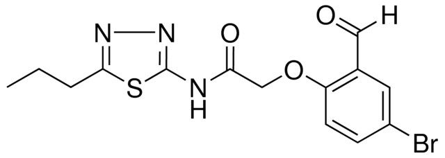 2-(4-BROMO-2-FORMYL-PHENOXY)-N-(5-PROPYL-(1,3,4)THIADIAZOL-2-YL)-ACETAMIDE