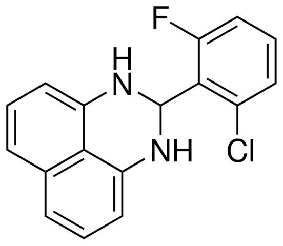 2-(2-CHLORO-6-FLUORO-PHENYL)-2,3-DIHYDRO-1H-PERIMIDINE