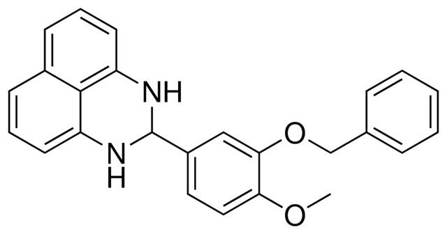 2-(3-BENZYLOXY-4-METHOXY-PHENYL)-2,3-DIHYDRO-1H-PERIMIDINE
