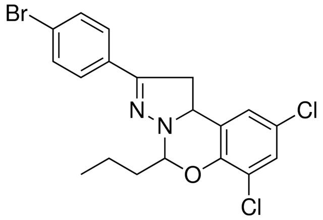 2-(4-BR-PH)-6,8-DICHLORO-4-PR-1,9B-2H-5-OXA-3,3A-DIAZA-CYCLOPENTA(A)NAPHTHALENE