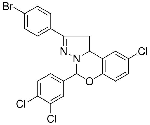 2-(4-BR-PH)-8-CL-4-(3,4-DI-CL-PH)-2H-5-OXA-3,3A-DIAZA-CYCLOPENTA(A)NAPHTHALENE