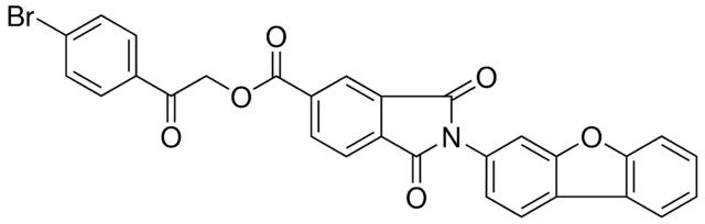 2-(4-BROMOPHENYL)-2-OXOETHYL 2-DIBENZO[B,D]FURAN-3-YL-1,3-DIOXO-5-ISOINDOLINECARBOXYLATE
