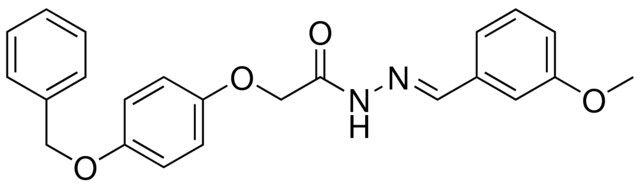 2-(4-(BENZYLOXY)PHENOXY)-N'-(3-METHOXYBENZYLIDENE)ACETOHYDRAZIDE