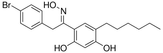 2-(4-BROMO-PHENYL)-1-(5-HEXYL-2,4-DIHYDROXY-PHENYL)-ETHANONE OXIME