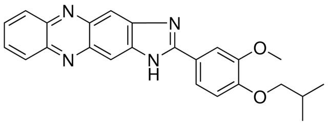 2-(4-ISOBUTOXY-3-METHOXYPHENYL)-1H-IMIDAZO(4,5-B)PHENAZINE