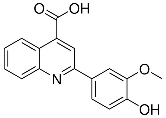 2-(4-HYDROXY-3-METHOXY-PHENYL)-QUINOLINE-4-CARBOXYLIC ACID