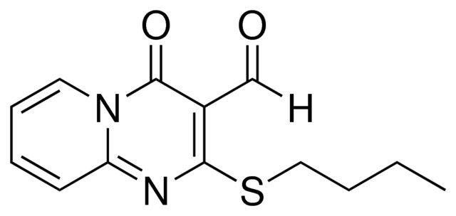 2-(BUTYLTHIO)-4-OXO-4H-PYRIDO(1,2-A)PYRIMIDINE-3-CARBALDEHYDE