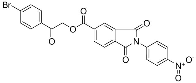 2-(4-BROMOPHENYL)-2-OXOETHYL 2-(4-NITROPHENYL)-1,3-DIOXO-5-ISOINDOLINECARBOXYLATE