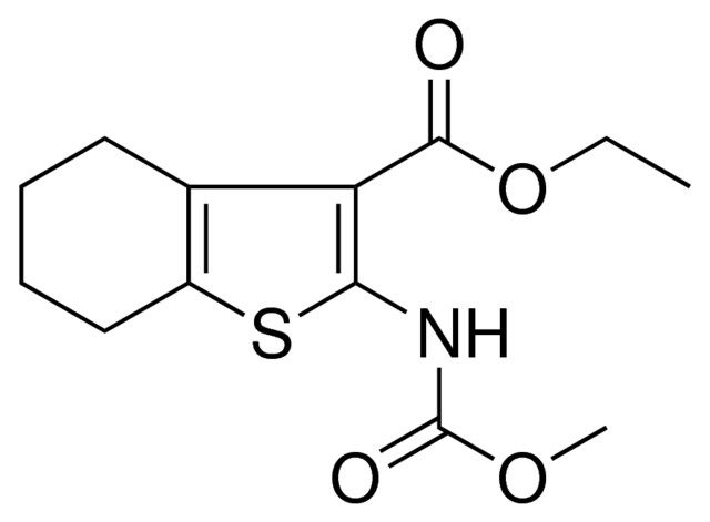 2-METHOXYCARBONYLAMINO-4,5,6,7-4H-BENZO(B)THIOPHENE-3-CARBOXYLIC ACID ET ESTER