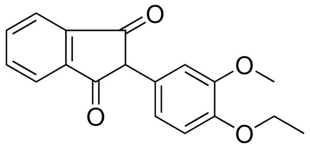 2-(4-ETHOXY-3-METHOXY-PHENYL)-INDAN-1,3-DIONE