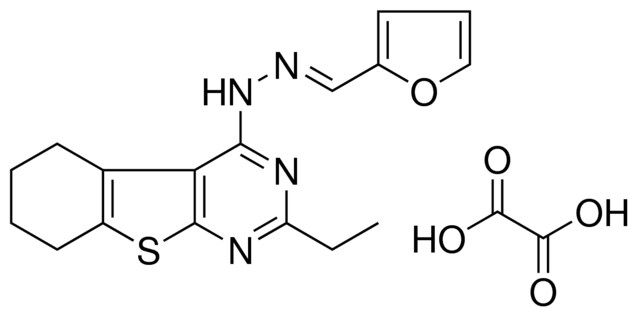 2-FURALDEHYDE (2-ETHYL-5,6,7,8-TETRAHYDRO[1]BENZOTHIENO[2,3-D]PYRIMIDIN-4-YL)HYDRAZONE OXALATE