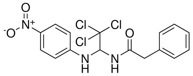 2-PHENYL-N-(2,2,2-TRICHLORO-1-(4-NITROANILINO)ETHYL)ACETAMIDE