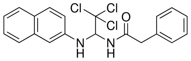 2-PHENYL-N-(2,2,2-TRICHLORO-1-(NAPHTHALEN-2-YLAMINO)-ETHYL)-ACETAMIDE