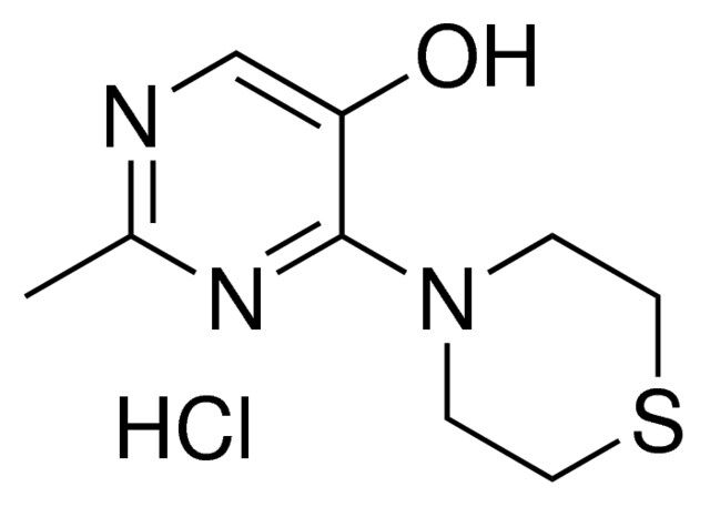 2-METHYL-4-(4-THIOMORPHOLINYL)-5-PYRIMIDINOL HYDROCHLORIDE
