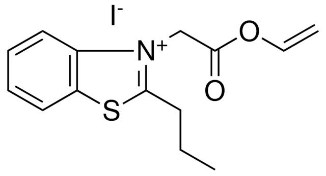 2-PROPYL-3-VINYLOXYCARBONYLMETHYL-BENZOTHIAZOL-3-IUM, IODIDE