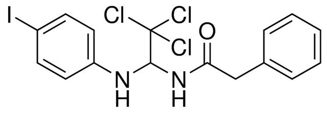 2-PHENYL-N-(2,2,2-TRICHLORO-1-(4-IODO-PHENYLAMINO)-ETHYL)-ACETAMIDE