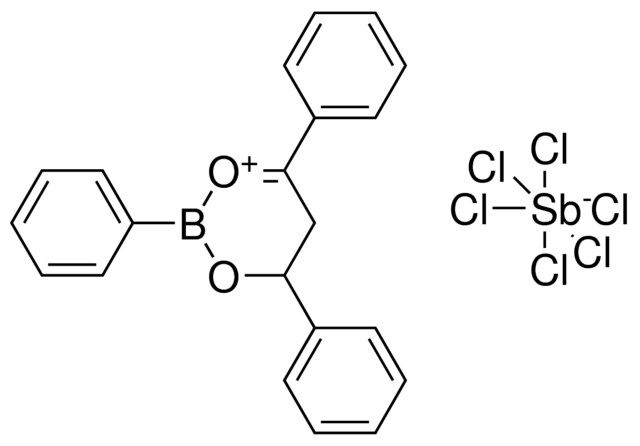 2,4,6-TRIPHENYL-4,5-2H-2H-(1,3,2)DIOXABORININ-1-YLIUM, HEXACHLORO ANTIMONATE(V)