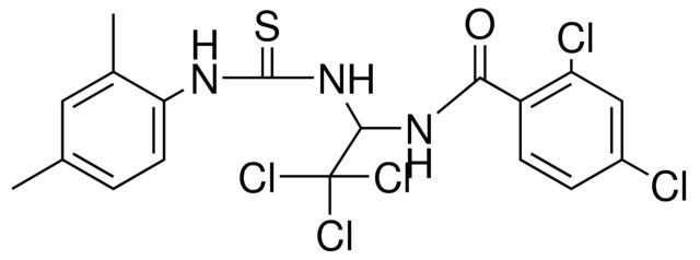 2,4-DICHLORO-N-(2,2,2-TRICHLORO-1-(3-(2,4-DIMETHYL-PH)-THIOUREIDO)-ET)-BENZAMIDE