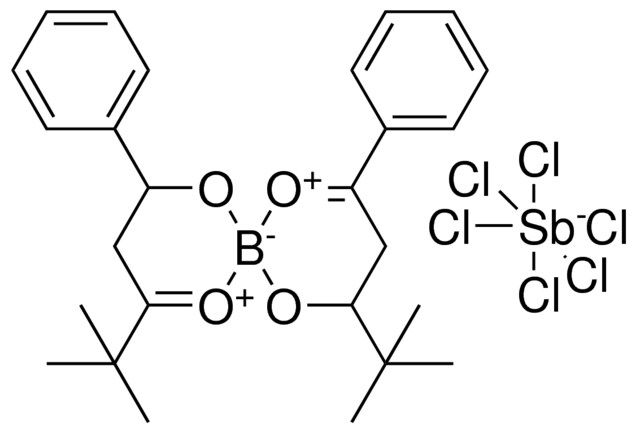 2,10-DI-TERT-BUTYL-4,8-DIPHENYL-5,11-DIOXA-1,7-DIOXONIA-6-BORANUIDASPIRO[5.5]UNDECA-1,7-DIENE HEXACHLOROSTIBATE(V)