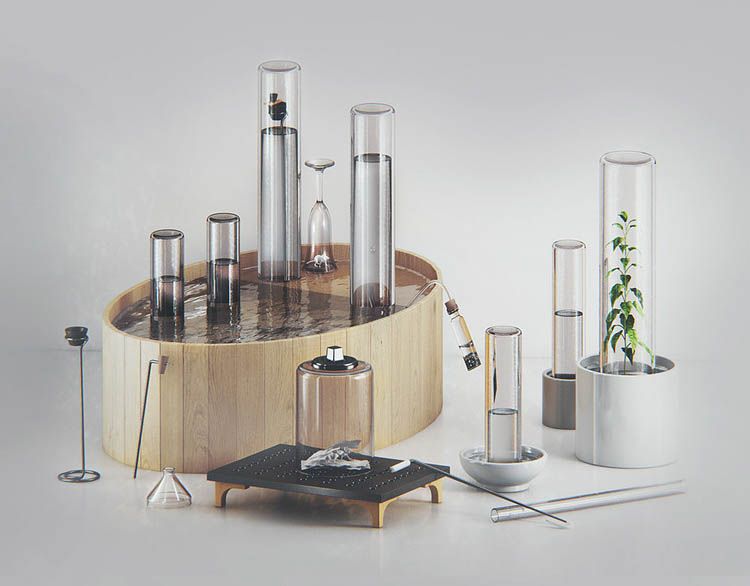 普利斯特里气体实验装置(Priestley's Apparatuses for Various Air Experiments) 普利斯特里气体实验装置(Priestley's Apparatuses for Various Air Experiments)