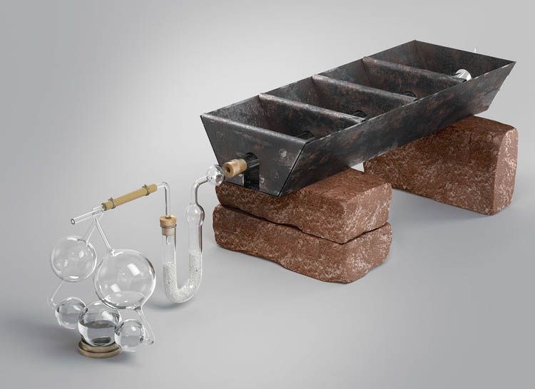李比希有机物元素分析装置(Liebig's Apparatus for Organic Elemental Analysis) 李比希有机物元素分析装置(Liebig's Apparatus for Organic Elemental Analysis)