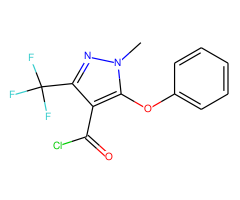 1-Methyl-5-phenoxy-3-trifluoromethyl-1H-pyrazole-4-carbonyl chloride