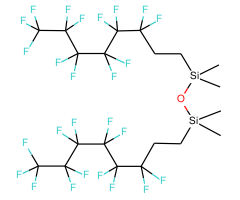 Bis(tridecafluoro-1,1,2,2-tetrahydrooctyl)tetra-methyldisiloxane