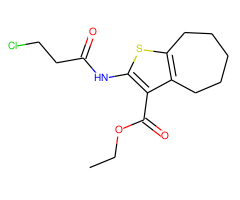 ethyl 2-(3-chloropropanamido)-5,6,7,8-tetrahydro-4H-cyclohepta[b]thiophene-3-carboxylate